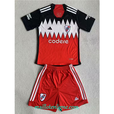 Thai Maillot River Plate Enfant Exterieur 2023 2024 ligne 4267