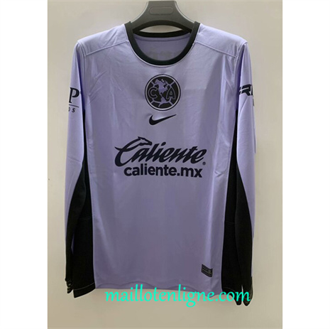 Thai Maillot Club America purple Manche Longue 2024 2025 ligne 4275