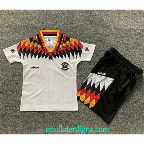 Thai Maillot Retro Allemagne Enfant Domicile 1994 ligne 4305