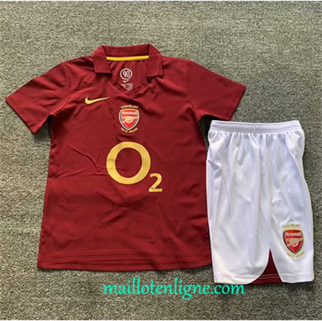 Thai Maillot Retro Arsenal Enfant Domicile 2005-06 ligne 4311