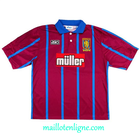 Thai Maillot Retro Aston Villa Domicile 1993-95 ligne 4319