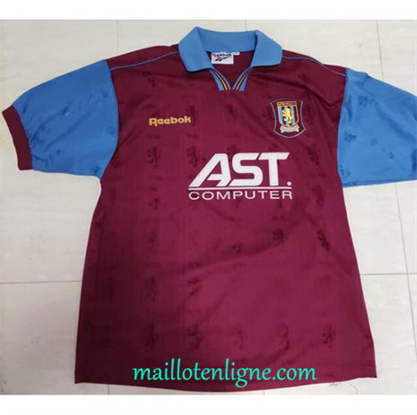 Thai Maillot Retro Aston Villa Domicile 1995-96 ligne 4329