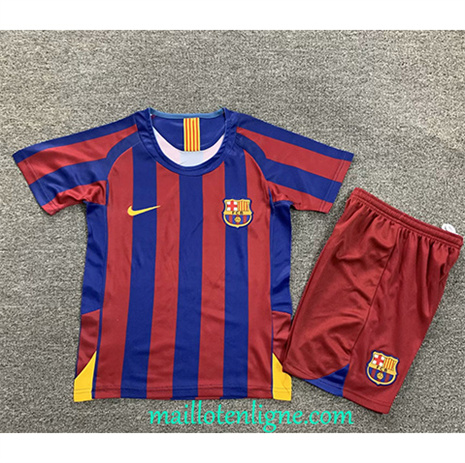 Thai Maillot Retro Barcelone Enfant Domicile 2005-06 ligne 4335