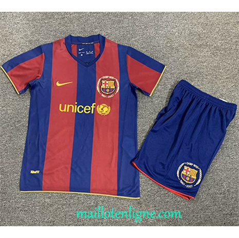 Thai Maillot Retro Barcelone Enfant Domicile 2007-08 ligne 4336