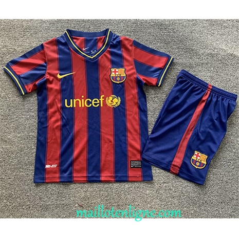 Thai Maillot Retro Barcelone Enfant Domicile 2009-10 ligne 4337