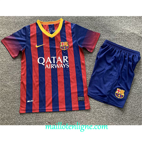 Thai Maillot Retro Barcelone Enfant Domicile 2013-14 ligne 4340