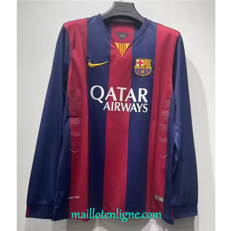 Thai Maillot Retro Barcelone Domicile Manche Longue 2014-15 ligne 4349