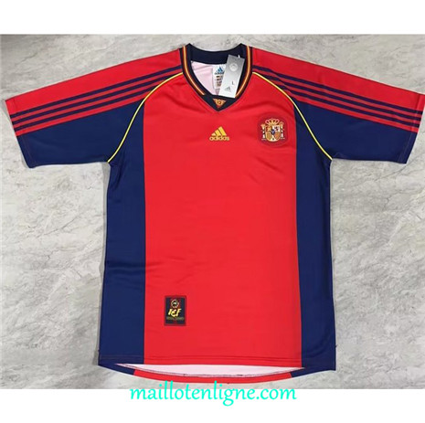 Thai Maillot Retro Espagne Domicile 1998-99 ligne 4369