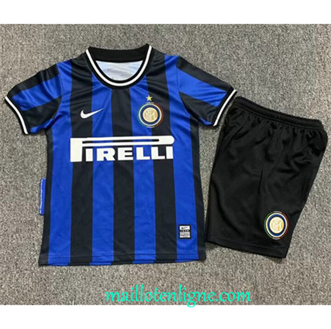 Thai Maillot Retro Inter Milan Enfant Domicile 2009-10 ligne 4377