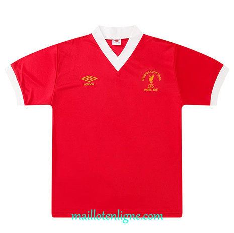 Thai Maillot Retro Liverpool Domicile 1981 ligne 4391