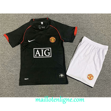 Thai Maillot Retro Manchester United Enfant Exterieur 2007-08 ligne 4396