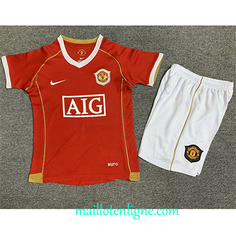 Thai Maillot Retro Manchester United Enfant Domicile 2006-07 ligne 4397