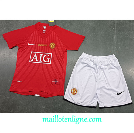 Thai Maillot Retro Manchester United Domicile 2007-08 ligne 4399