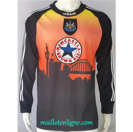 Thai Maillot Retro Newcastle United Gardien de but Manche Longue 1996-97 ligne 4415