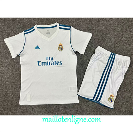 Thai Maillot Retro Real Madrid Enfant Domicile 2017-18 ligne 4427