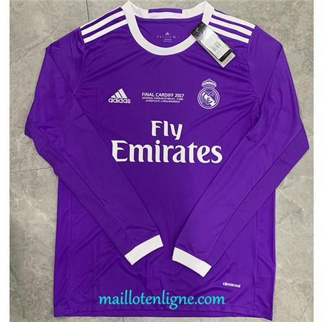 Thai Maillot Retro Real Madrid Exterieur Manche Longue 2016-17 ligne 4436