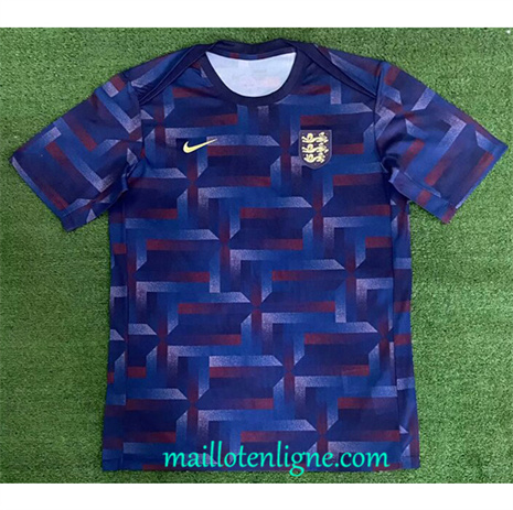 Thai Maillot Angleterre Training Bleu 2024 2025 ligne 4451