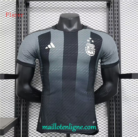 Thai Maillot Player Argentine Spéciale Noir/Gris 2023 2024 ligne 4468