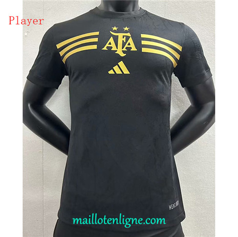 Thai Maillot Player Argentine Training Noir 2023 2024 ligne 4469