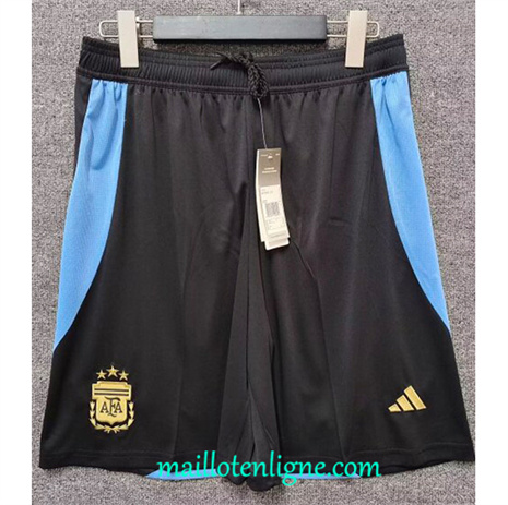 Thai Maillot Argentine Short Noir 2024 2025 ligne 4471