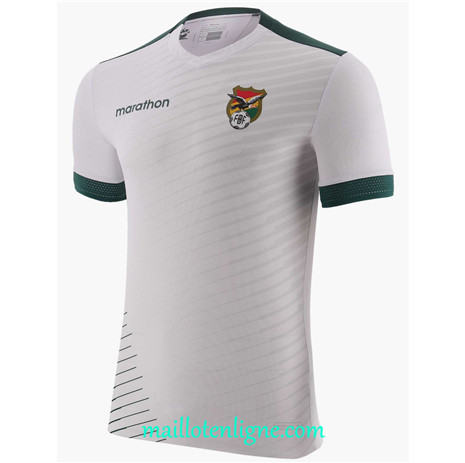 Thai Maillot Bolivie Exterieur Blanc 2023 2024 ligne 4479