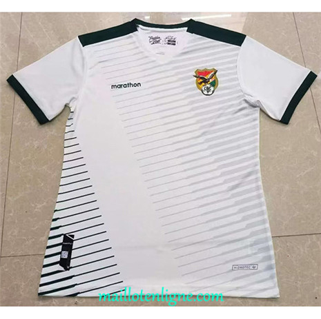 Thai Maillot Bolivie Blanc 2023 2024 ligne 4481