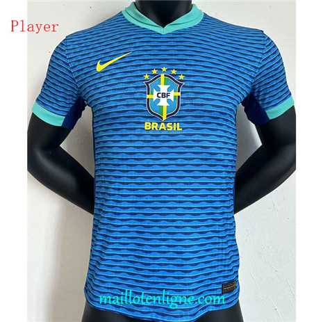 Thai Maillot Player Brésil Bleu 2024 2025 ligne 4485