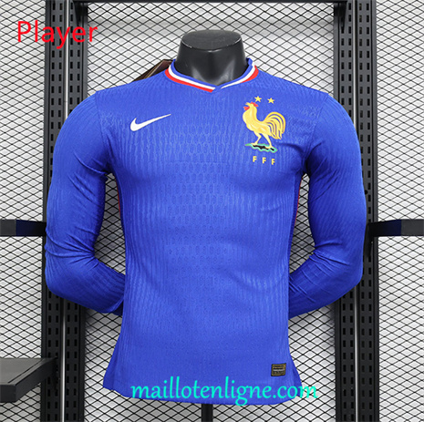 Thai Maillot Player France Domicile Manche Longue 2024 2025 ligne 4525