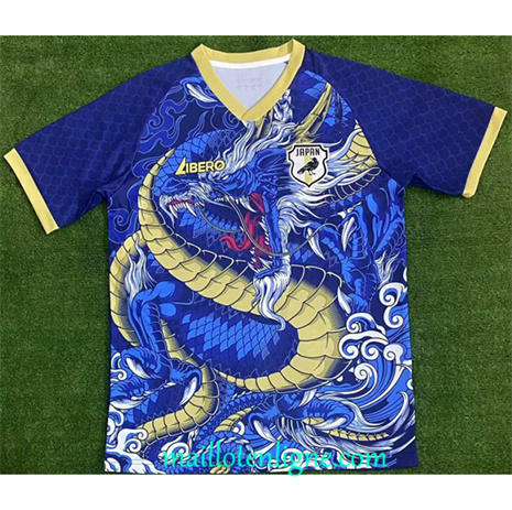 Thai Maillot Japon Bleu 2024 2025 ligne 4542