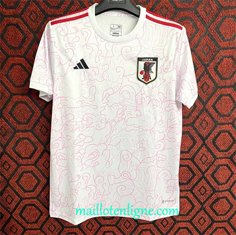 Thai Maillot Japon Warrior Rose/Blanc 2023 2024 ligne 4546