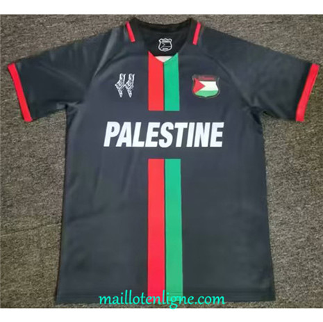 Thai Maillot Palestine Noir 2023 2024 ligne 4585