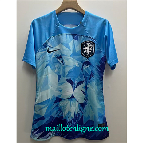 Thai Maillot Pays-Bas Bleu 2024 2025 ligne 4590