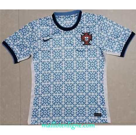 Thai Maillot Portugal Bleu 2023 2024 ligne 4604