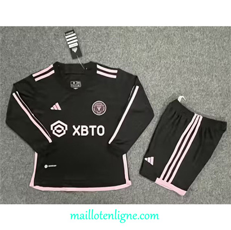 Thai Maillot Inter Miami Enfant Exterieur Manche Longue 2023 2024 ligne 4630