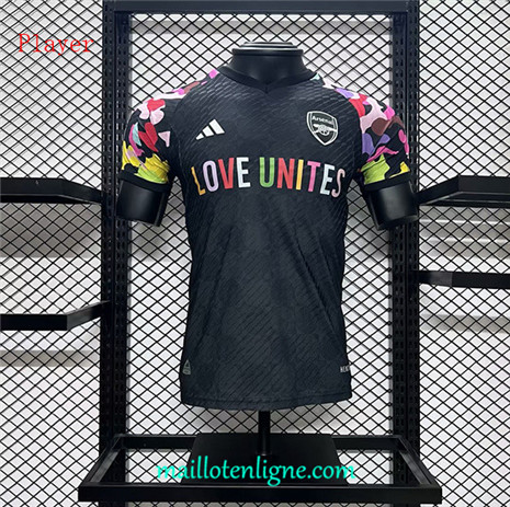 Thai Maillot Player Arsenal pre-match Training Noir 2023 2024 ligne 4644