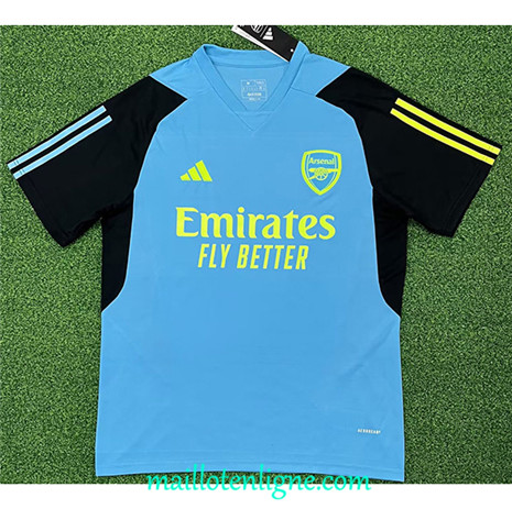 Thai Maillot Arsenal Training Bleu 2023 2024 ligne 4651