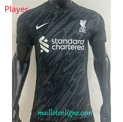 Thai Maillot Player Liverpool Gardien de but Noir 2024 2025 ligne 4669