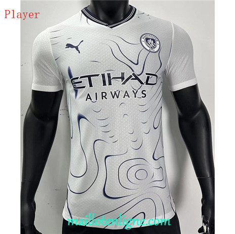 Thai Maillot Player Manchester City Blanc 2024 2025 ligne 4688