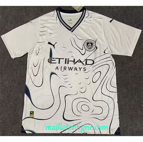 Thai Maillot Manchester City Spéciale Blanco 2024 2025 ligne 4690