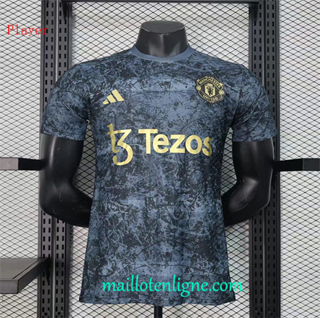 Thai Maillot Player Manchester United Noir/Gris 2024 2025 ligne 4694