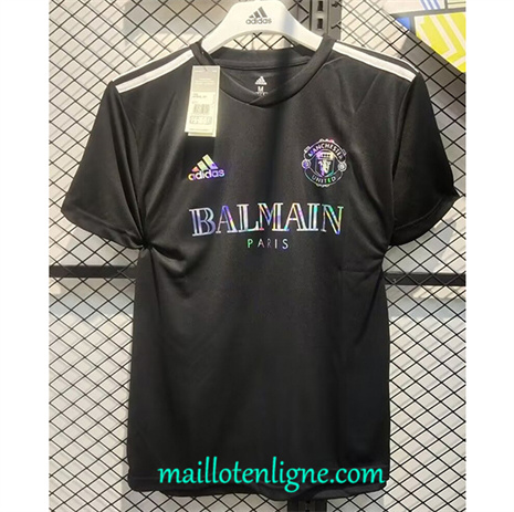 Thai Maillot Manchester United co-edition Noir 2024 2025 ligne 4698