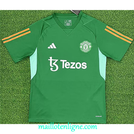 Thai Maillot Manchester United Vert 2023 2024 ligne 4701