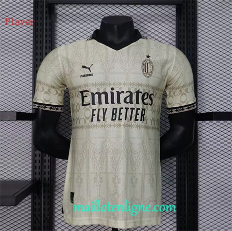 Thai Maillot Player AC Milan spéciale Blanc 2024 2025 ligne 4715