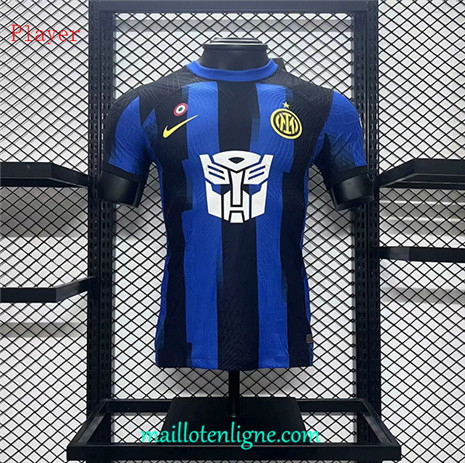 Thai Maillot Player Inter Milan Transformers co-marque 2023 2024 ligne 4735