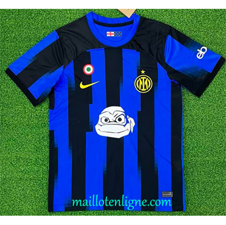 Thai Maillot Inter Milan Teenage Mutant Ninja Turtles Domicile 2023 2024 ligne 4738