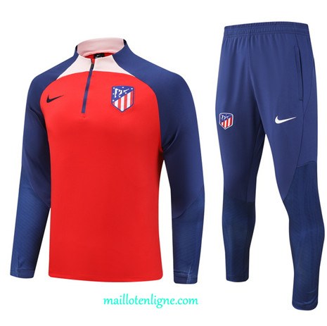 Thai Maillot Ensemble Atletico de Madrid Survetement rouge 2024 2025 ligne 4792