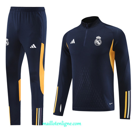 Thai Maillot Ensemble Real Madrid Survetement Couleur saphir 2024 2025 ligne 4876