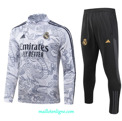 Thai Maillot Ensemble Real Madrid special edition Survetement Blanc 2024 2025 ligne 4880