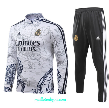 Thai Maillot Ensemble Real Madrid special edition Survetement Blanc 2024 2025 ligne 4881