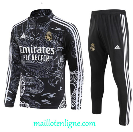 Thai Maillot Ensemble Real Madrid Enfant special Survetement noir 2024 2025 ligne 4920